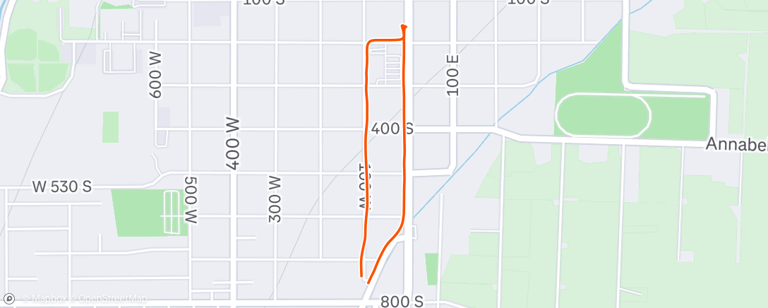 Map of the activity, Coffee Run