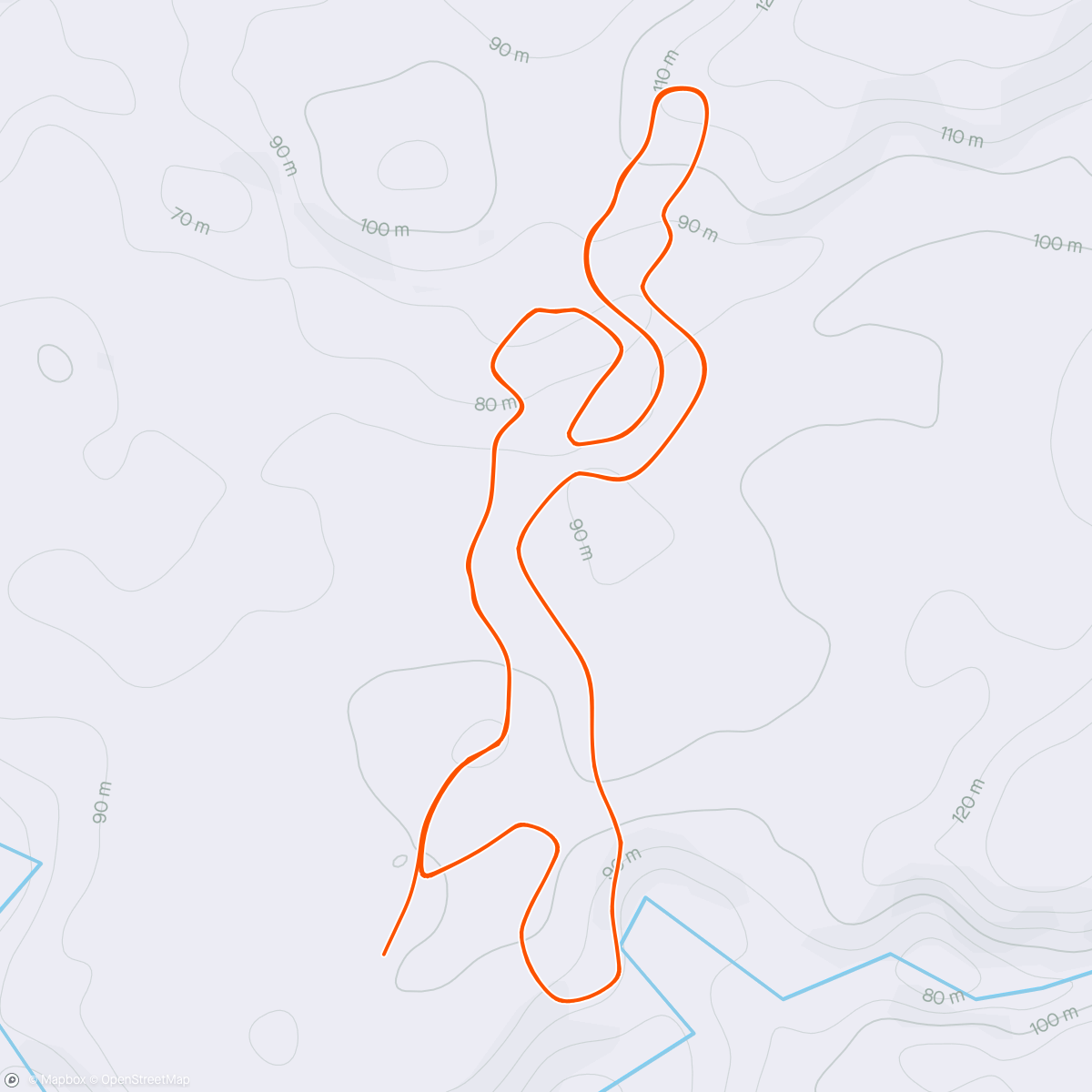 Map of the activity, Zwift - Long Tempo Climb #1 in Makuri Islands