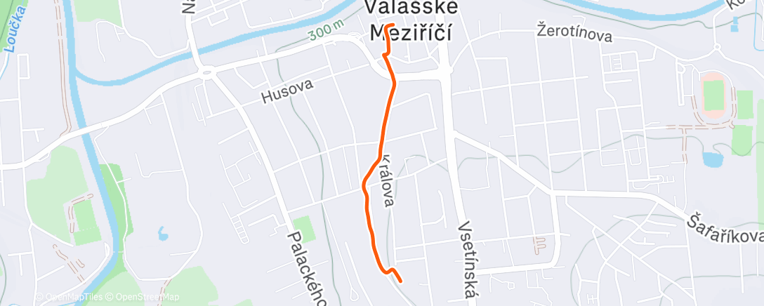 Карта физической активности (Afternoon Run)