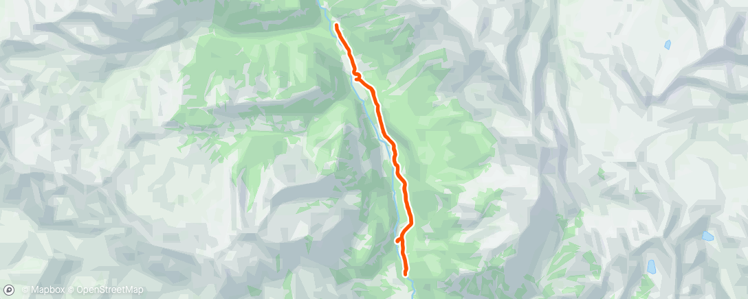 Map of the activity, Lunch Hike