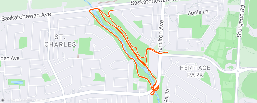 Map of the activity, It's been a while since I've been hissed at by a cobra chicken. I guess I'm a runner again :)