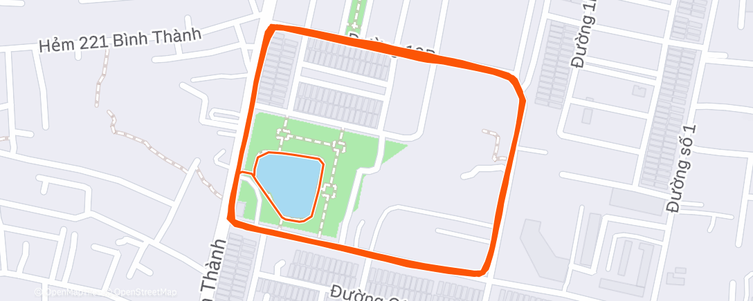 Map of the activity, Long run thứ bảy đầu năm mới 2026