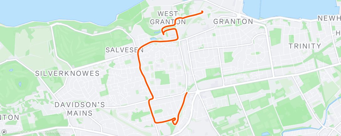Map of the activity, Nursery/Home Commute