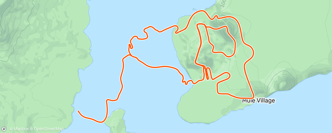 「Zwift - Power Zone Endurance in Watopia」活動的地圖