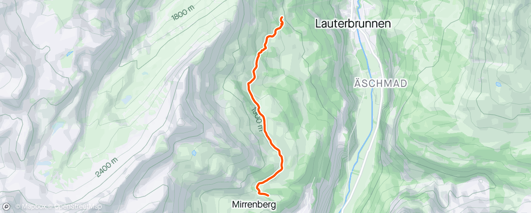 Carte de l'activité Morning Hike