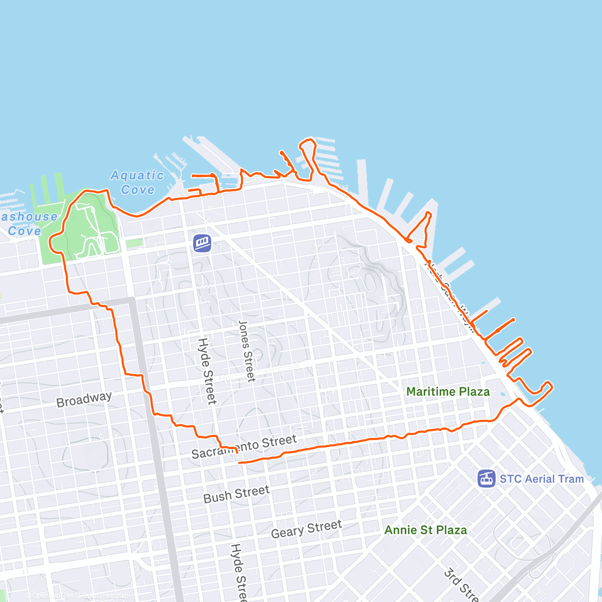 Map of the activity, Cornered