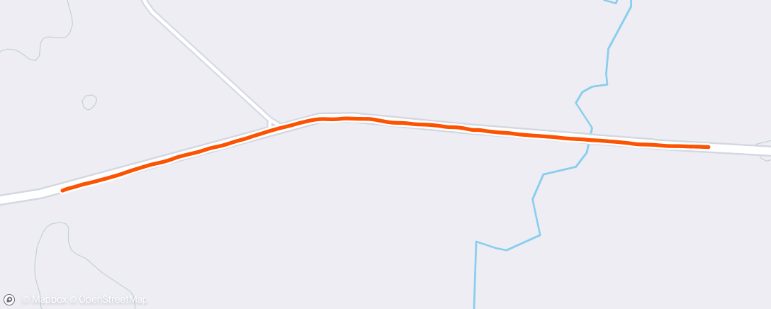 Map of the activity, Course à pied le midi