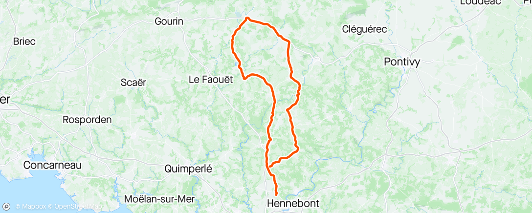 Map of the activity, Avec le sanglier 🐗