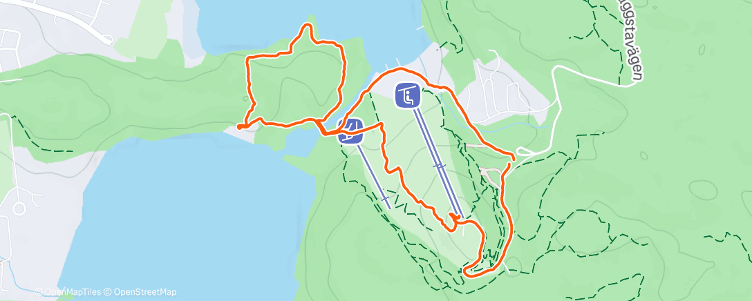 Map of the activity, Kusinpromenad i Flottsbro