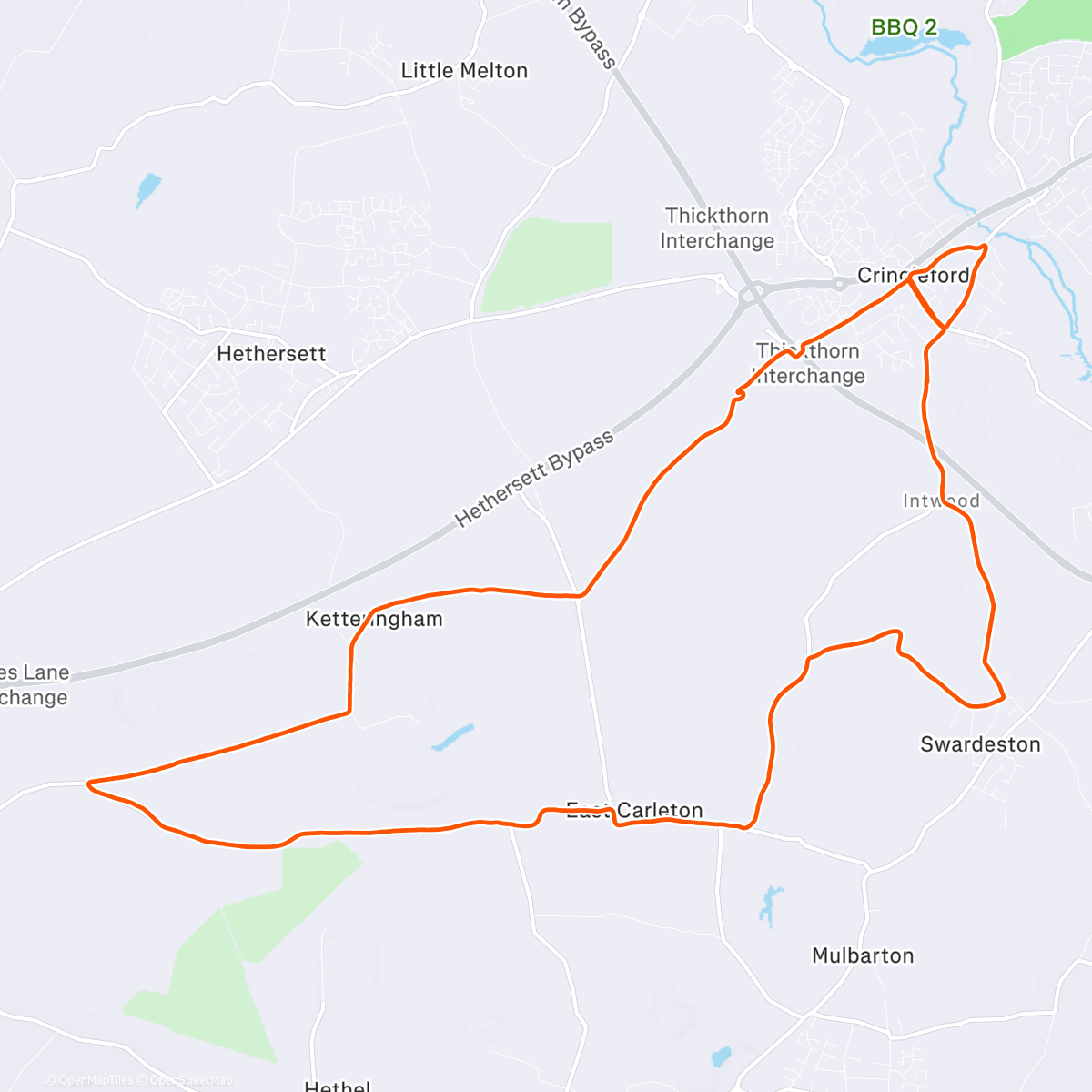Map of the activity, Boxing Day 🥊📦