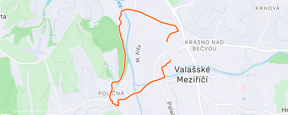 Карта физической активности (Morning Run)