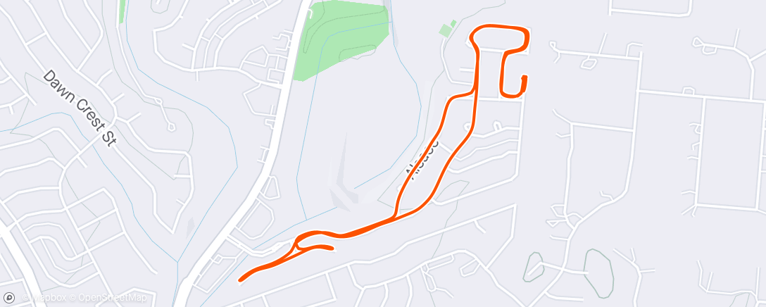 Map of the activity, The difference of up hill and down hill