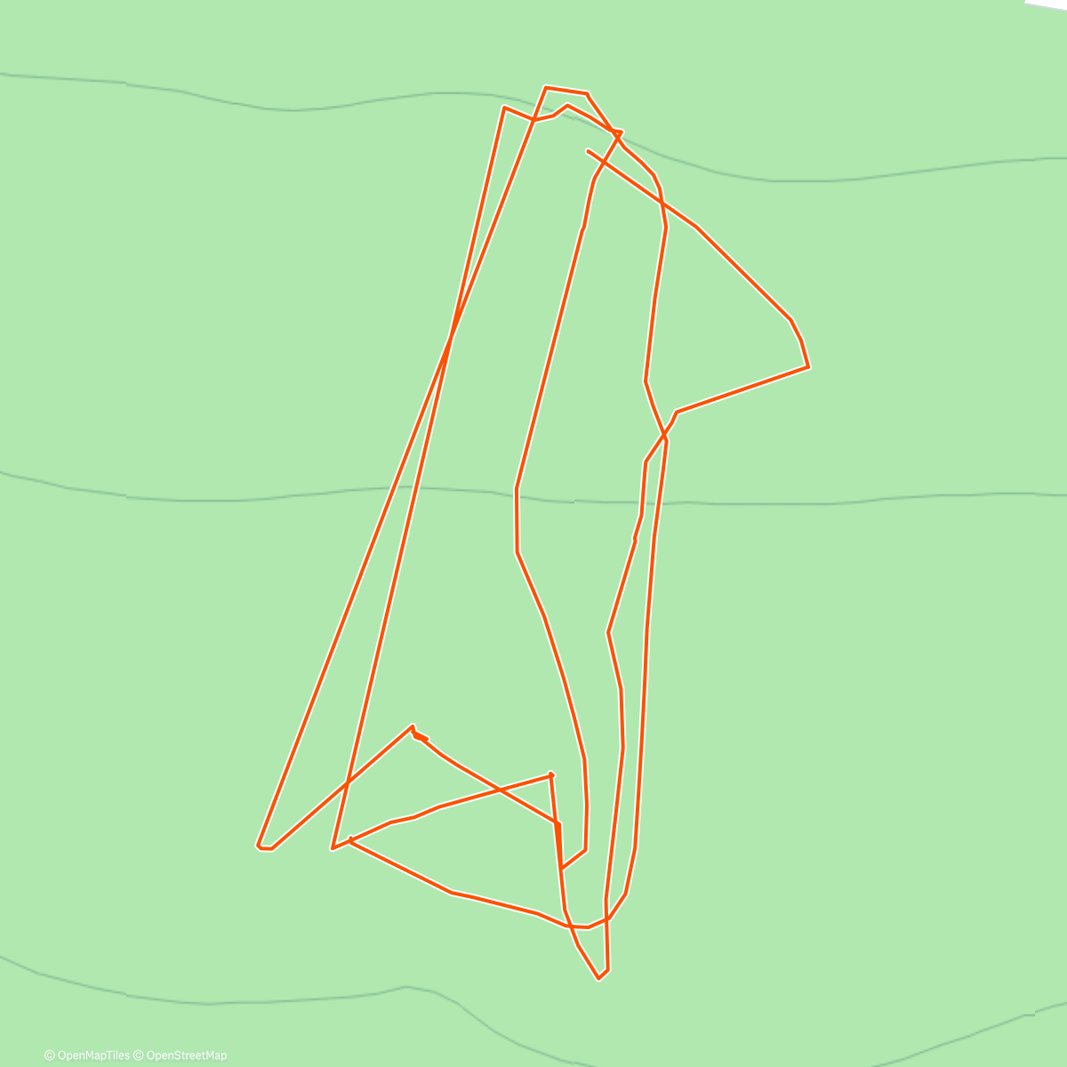 Map of the activity, Volcano Ski resort