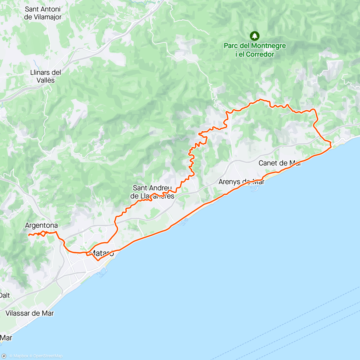 Map of the activity, Catalunya