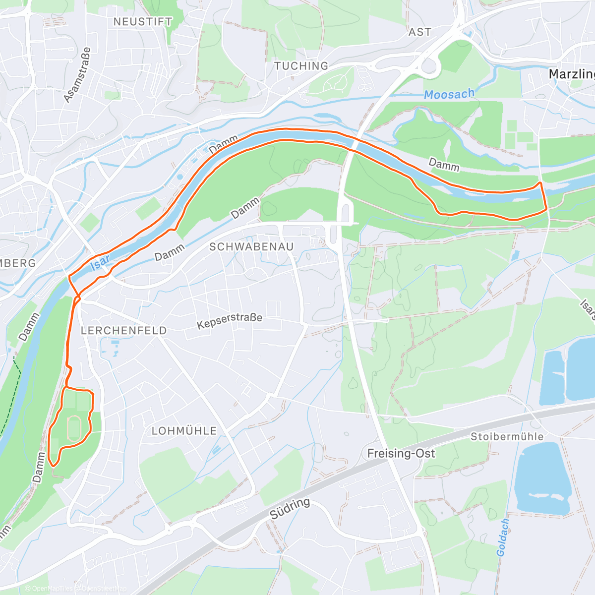 Map of the activity, 1k Repeats