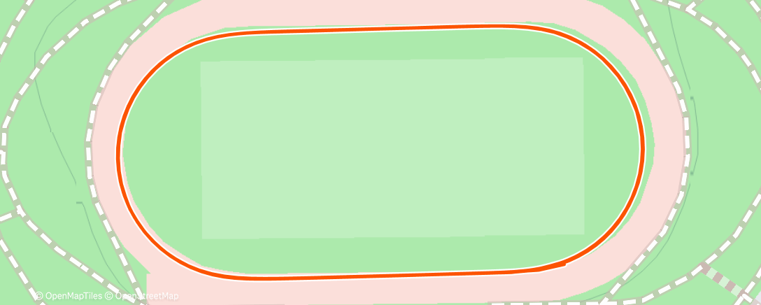 Карта физической активности (Pacing a Kezar Mile)