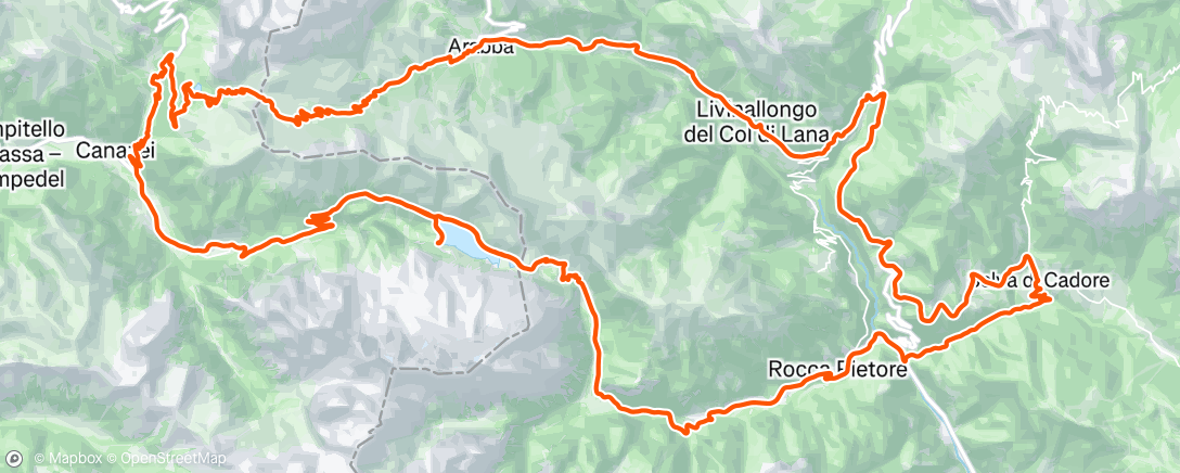 Map of the activity, Morning Ride
