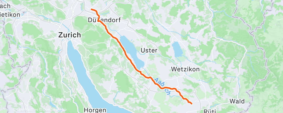 Map of the activity, Evening Gravel Ride