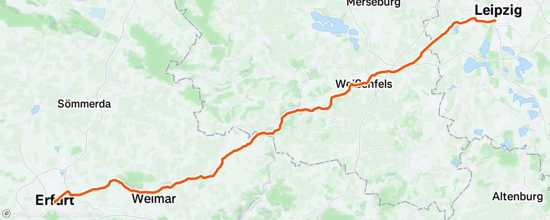 Map of the activity, SEV