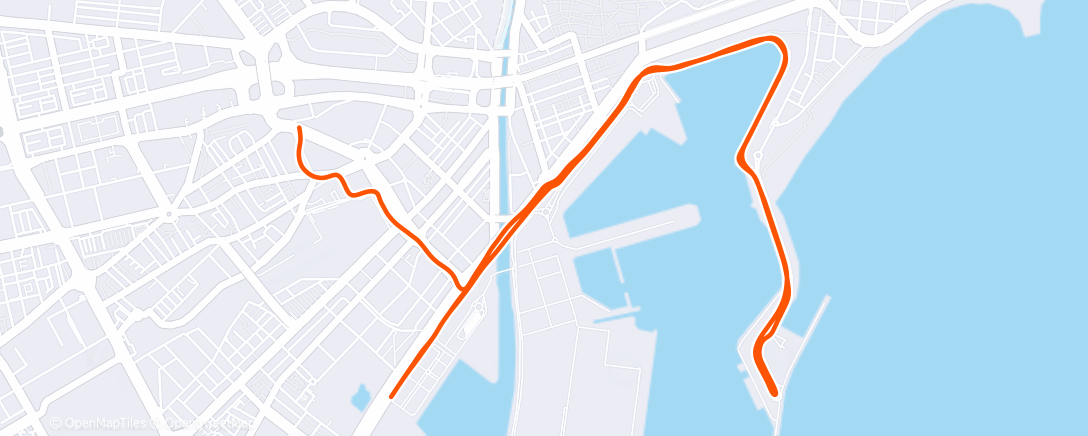 Map of the activity, Mérito bajo la lluvia