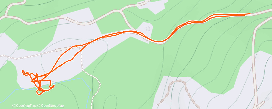 Map of the activity, Wanderung am Nachmittag