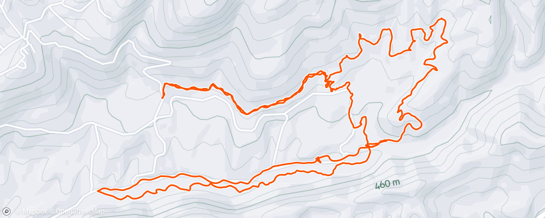 Map of the activity, Lunch Ride