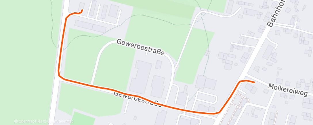 Карта физической активности (Nachtspaziergang)