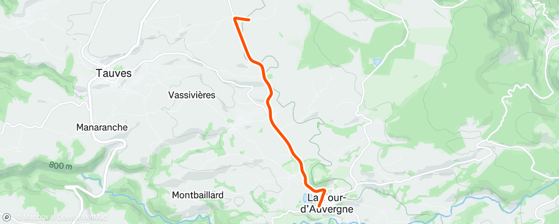 Map of the activity, Sortie vélo dans l'après-midi