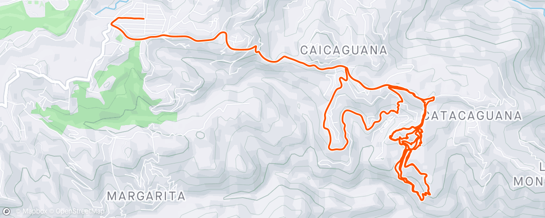 Map of the activity, Morning E-Mountain Bike Ride Práctica 2da Valida ESV Furia