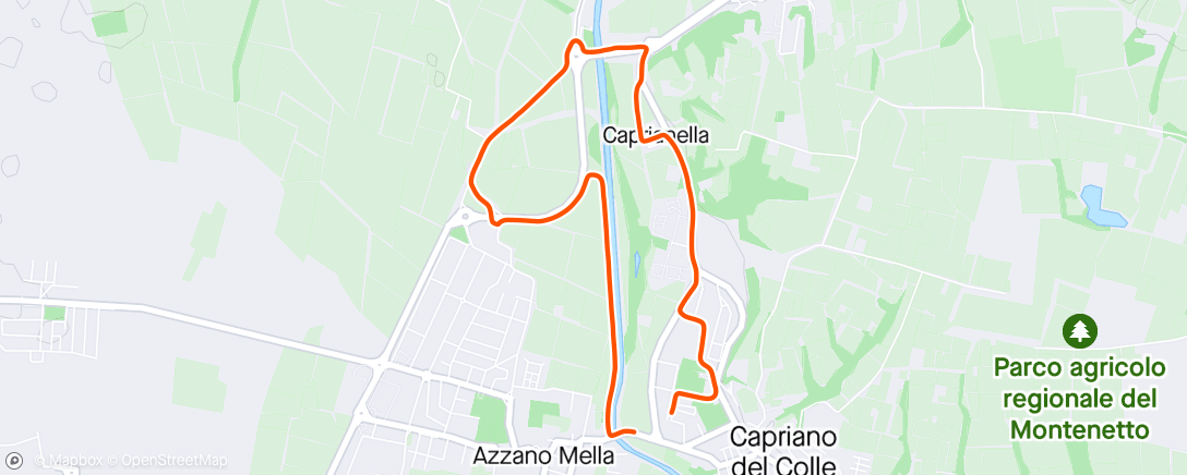 Mapa de la actividad (Morning Walk)