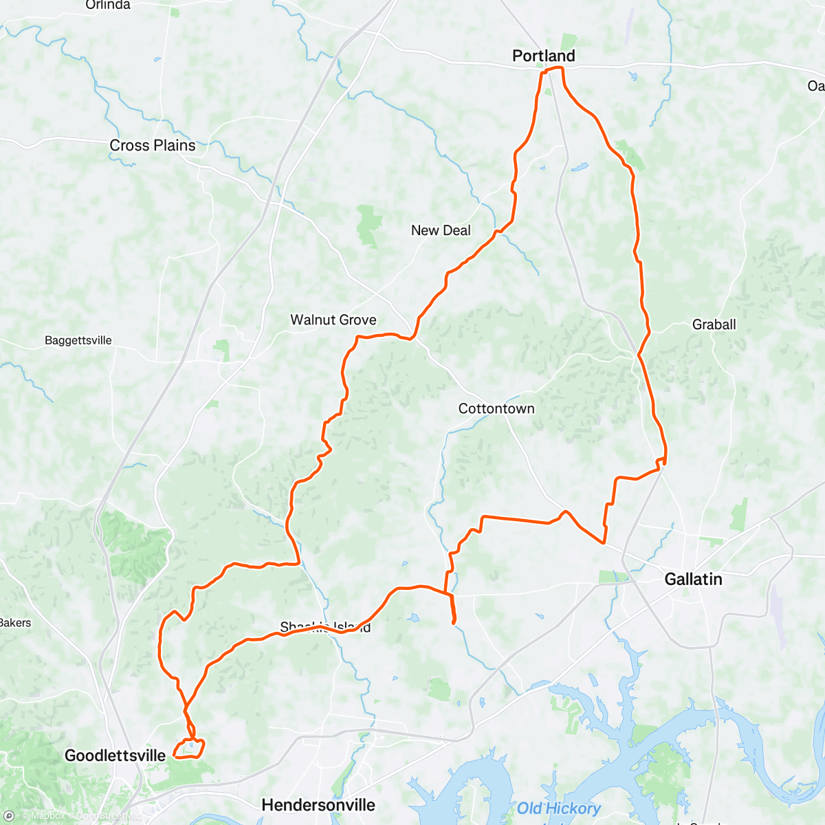 Map of the activity, Route Scouting.