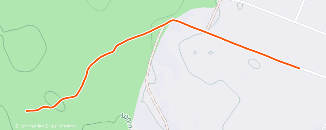 Map of the activity, Дневная прогулка