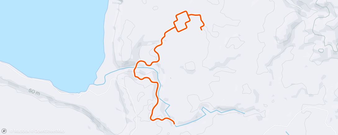 Map of the activity, Zwift - Two Village Loop in Makuri Islands