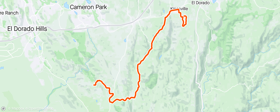 Map of the activity, Hill day
