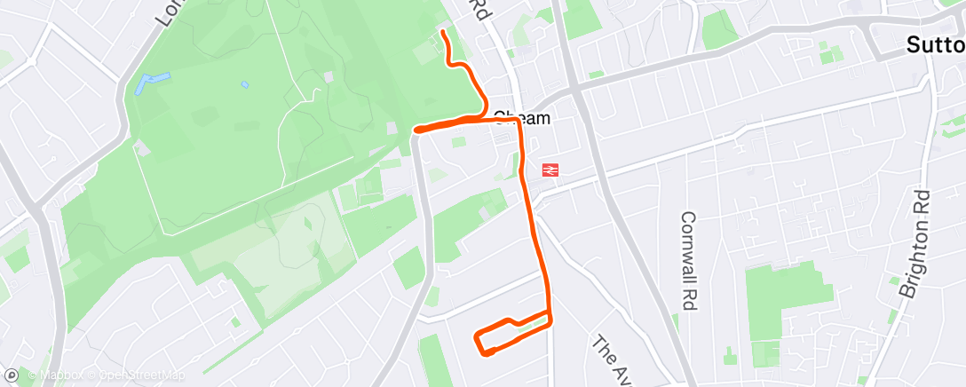 Map of the activity, Threshold reps