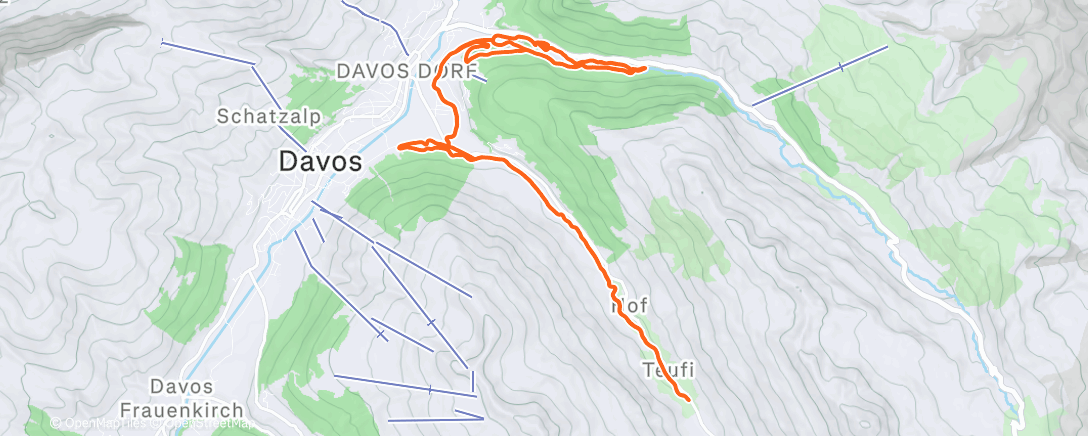 Map of the activity, Classico