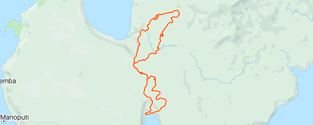 Map of the activity, Zwift - Fast and Easy in Makuri Islands