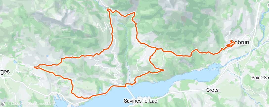 Map of the activity, Route des puys