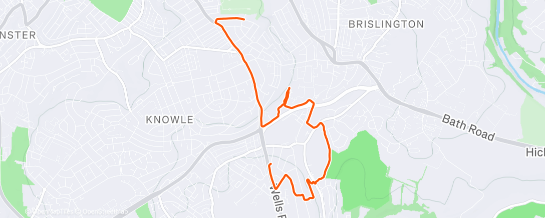 Карта физической активности (Morning Run)