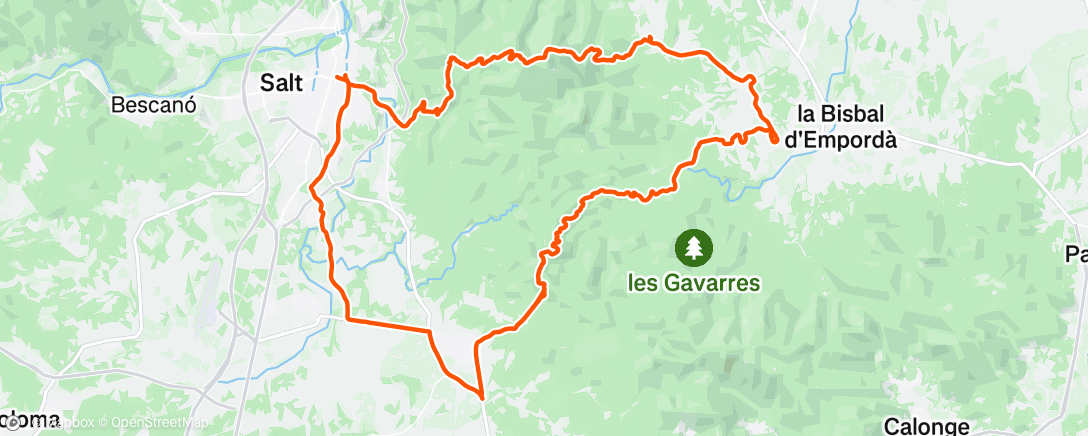 Map of the activity, Blazen