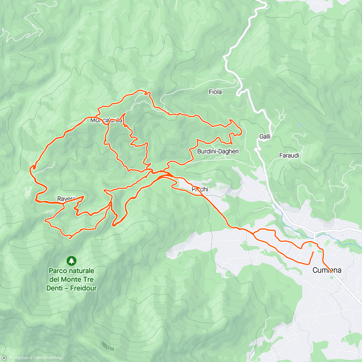 Map of the activity, Vendesi Scott XC mai usate, solo fluviali e prati fioriti😝