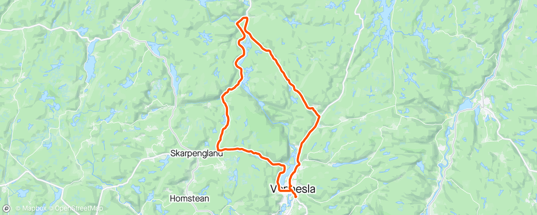 Map of the activity, Lapskaus med Kjell Einar