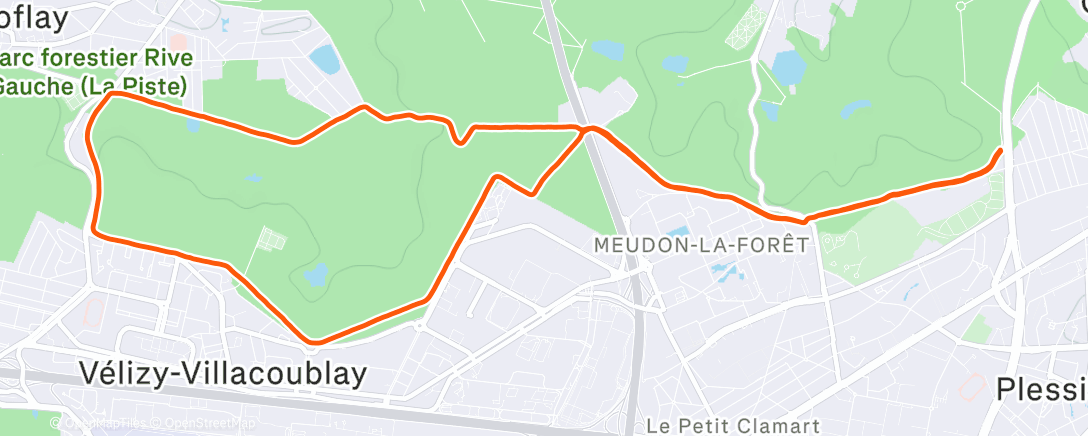 Map of the activity, Sortie avec les copains du SCMC