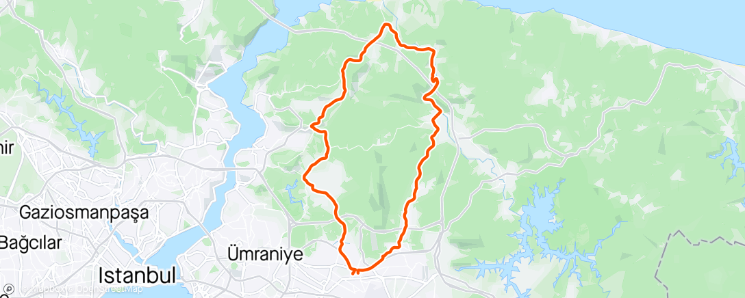 Карта физической активности (Morning Ride by Sinanpaşa & Efepaşa)