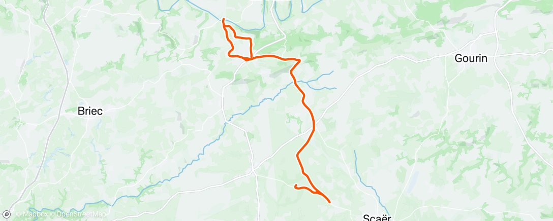 Map of the activity, Sortie vélo dans l'après-midi