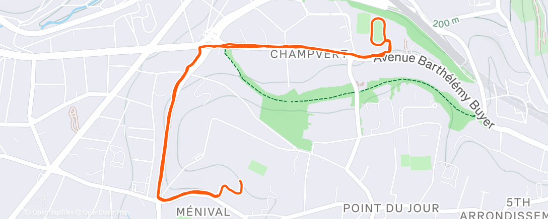 Map of the activity, Im Back