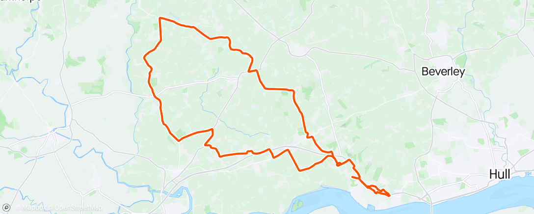 Map of the activity, Easy Morning Ride