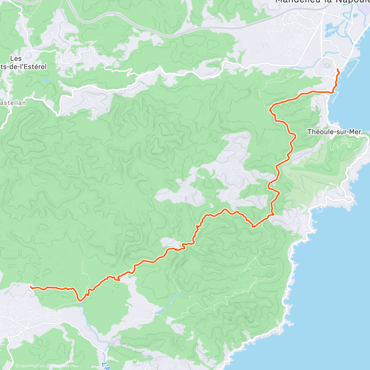 Mappa dell'attività Randonnée matinale