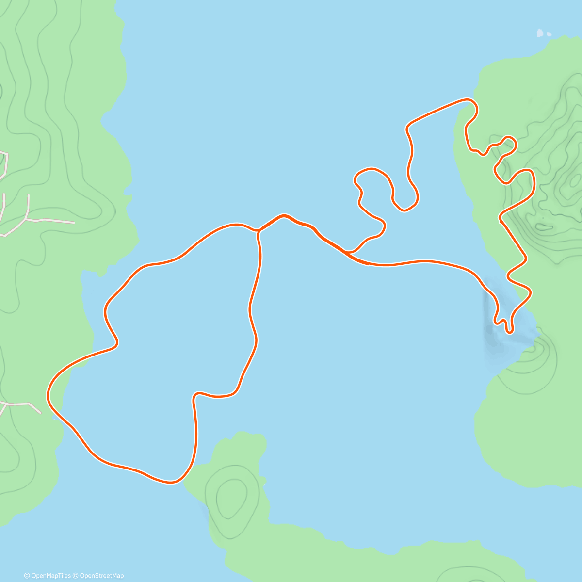 Map of the activity, Zwift - Jarvis Seaside Sprint in Watopia