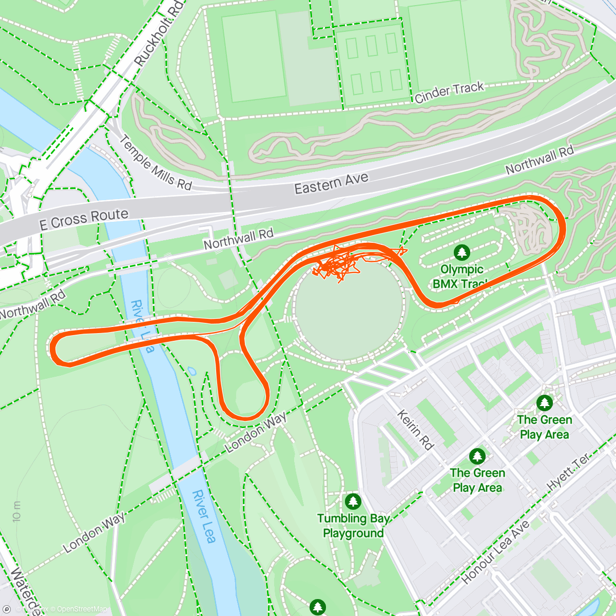 Karte der Aktivität „Cyclist Mag Day - LV Velodrome”